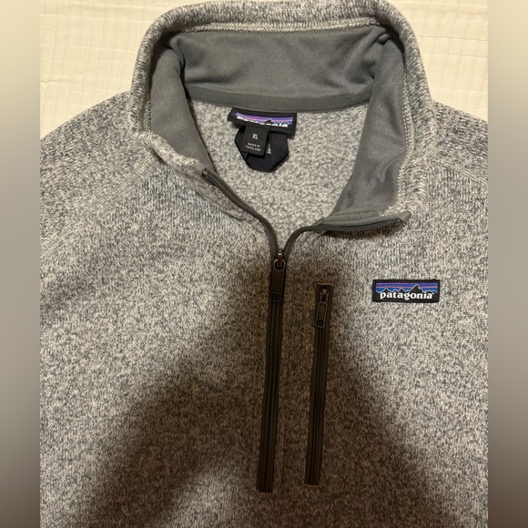 Patagonia Men's Better Sweater® 1/4-Zip Fleece- Stonewash XL - Picture 5 of 6
